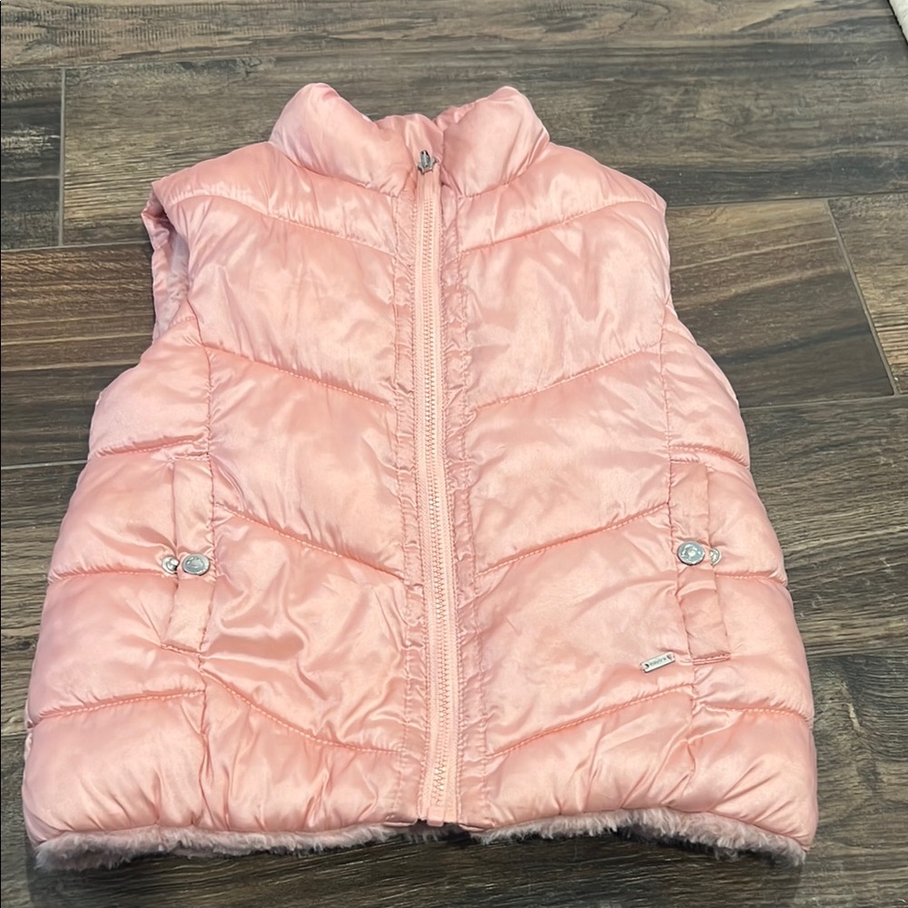 mayoral pink reversible  Puffer Vest
